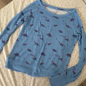 Xhiliration Dinosaur Sleepwear Top